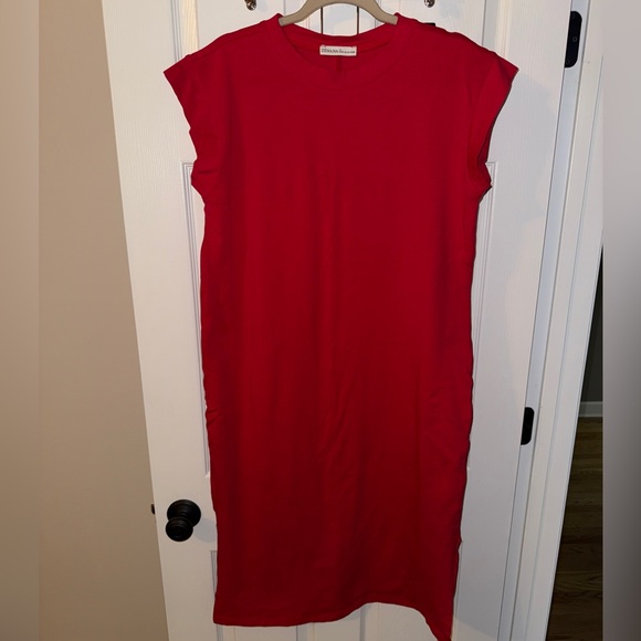 Zenana Women’s Red Midi Dress - Picture 2 of 5